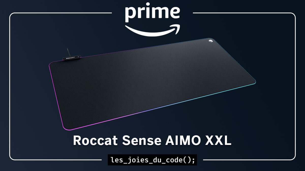 Roccat Sense Aimo XXL/RGB - Tapis de souris Roccat 