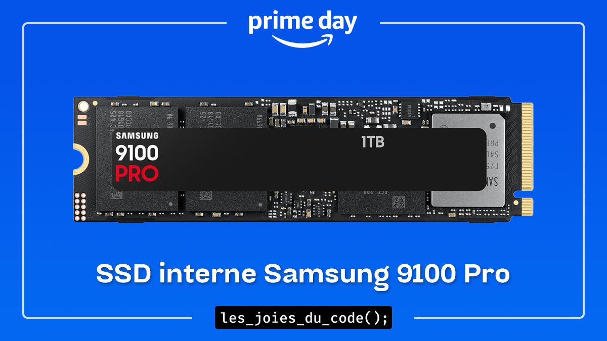 SSD interne Samsung 9100 Pro 1 To PCIe 5.0 NVMe