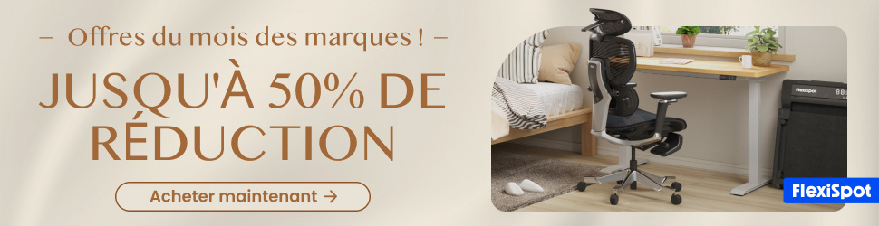 FlexiSpot : profitez d'offres exclusives pendant tout le Brand Month !