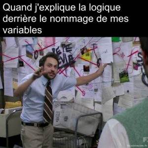 Et tout ça en camel case, évidemment !