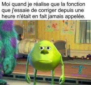 Ah, ben c'est ballot.