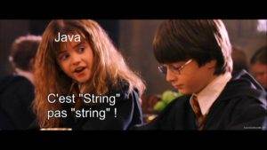 La majuscule est importante !