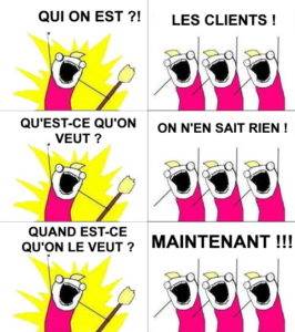 Les clients.