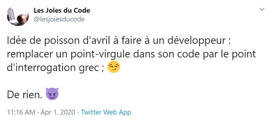 Et bon 1er avril ! 😉