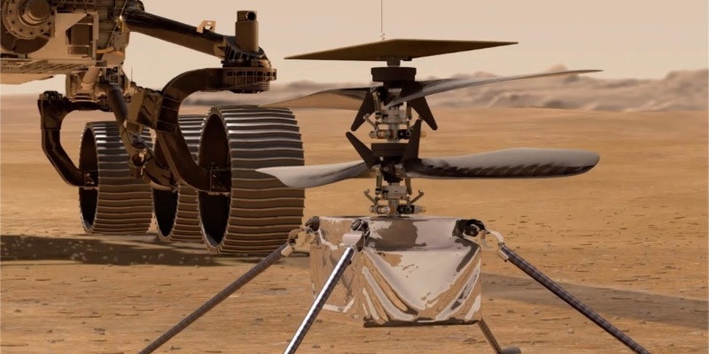 Le petit hélicoptère embarqué avec le rover Perseverance sur Mars tourne sous Linux et des logiciels open source