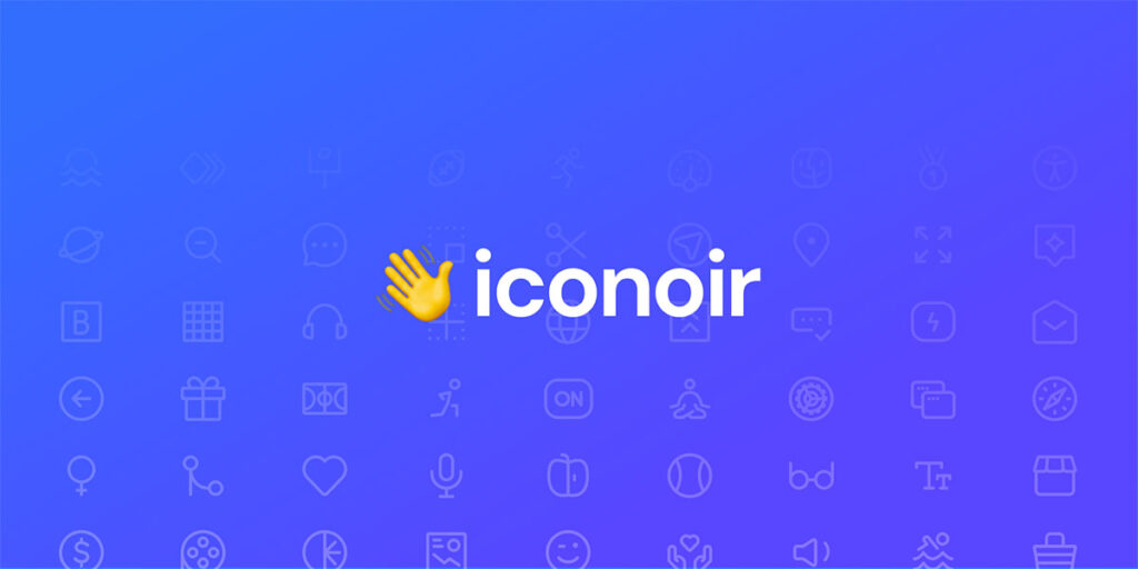 Iconoir, une bibliothèque open source bien pratique pour vos icônes SVG