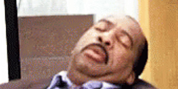 Quand je suis bloqué dans une réunion qui s'éternise