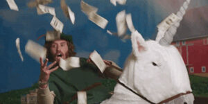 Quand le commercial revient au bureau après avoir signé un gros projet