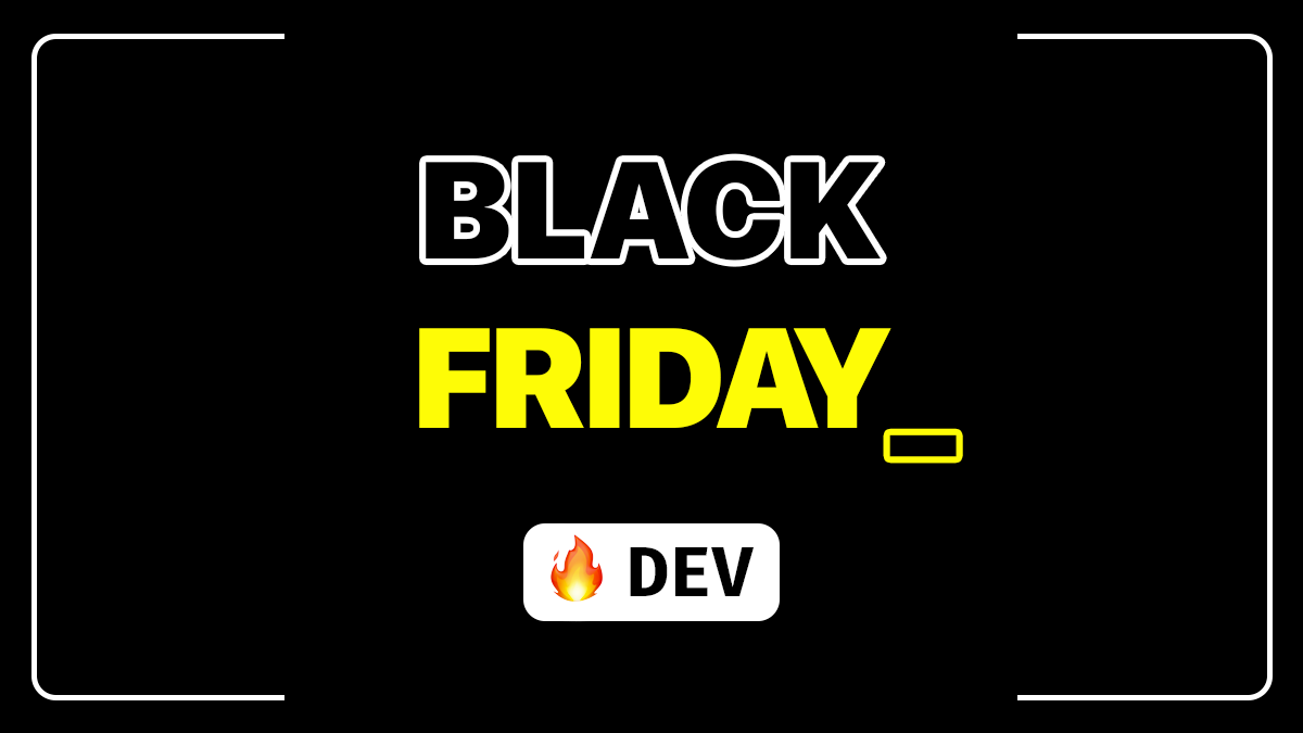 Black Friday du Développeur : le point sur les première offres