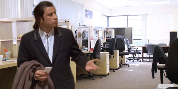 Quand j'arrive en retard et que j'ai oublié qu'il y avait une réunion d'équipe