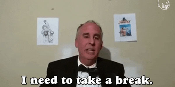 Quand ça fait une demi-heure que j'assiste à une réunion de commerciaux