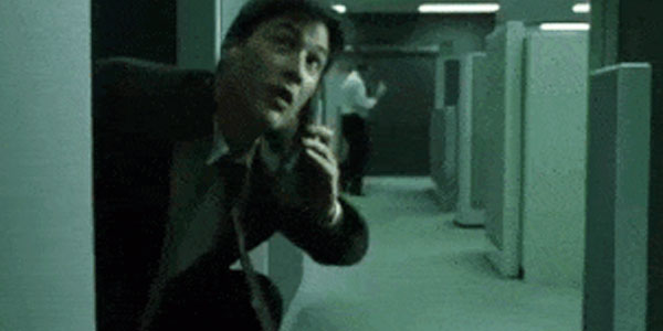 Quand je vois le chef faire un tour dans l'open space le vendredi après-midi