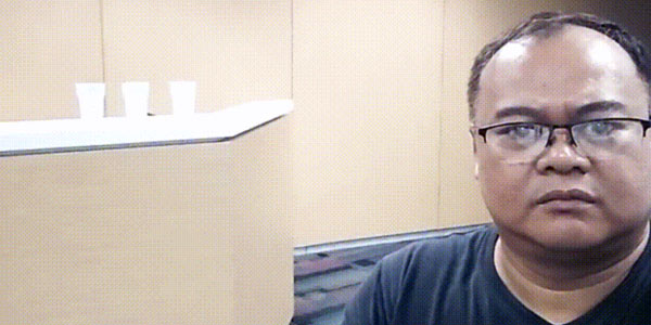 Quand je fais la démo du prototype avec mon collègue