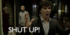 Quand je suis sur le point de corriger un bug et que tout le monde parle autour de moi