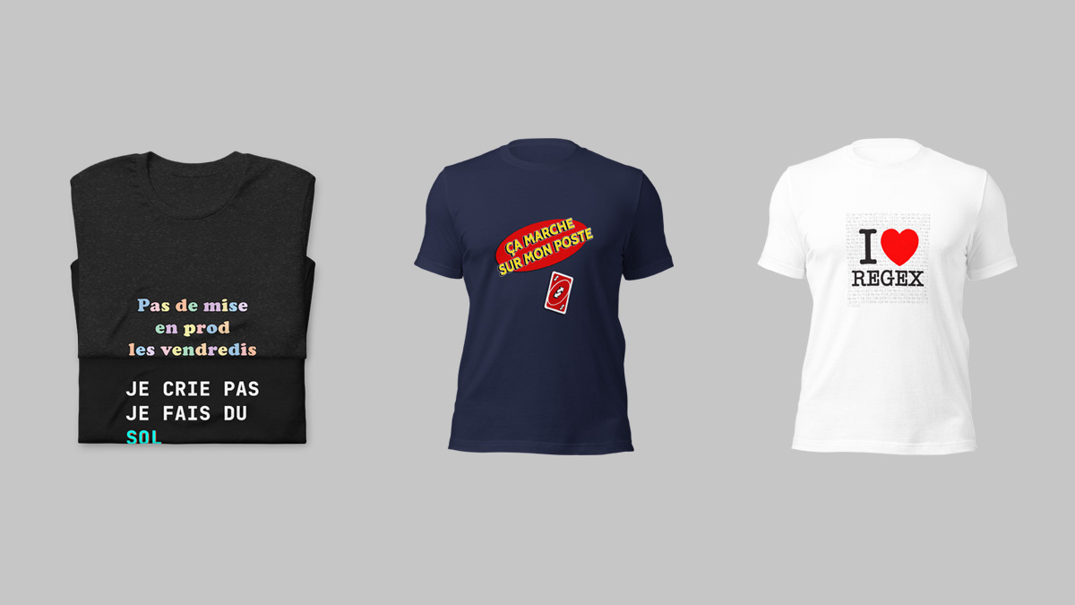 Black Friday de la boutique Les Joies du Code : -30% sur le 2ème t-shirt, et de nouveaux designs !