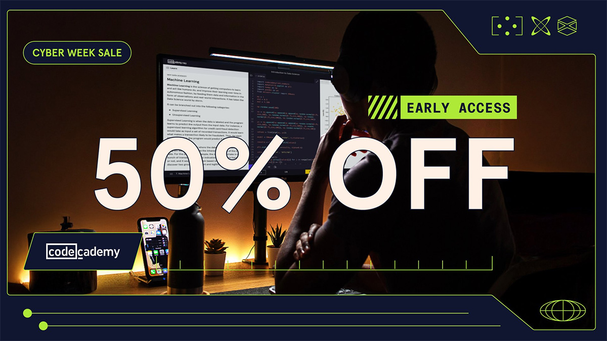 Black Friday : la plateforme Codecademy propose ses abonnements annuels à moitié prix