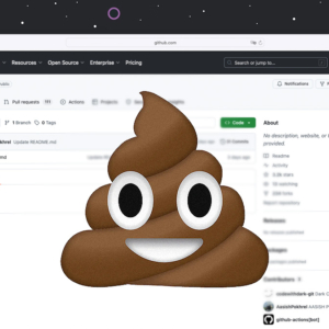 Insolite : GitHub a célébré le cap du milliard de repos sur sa plateforme avec un projet de merde