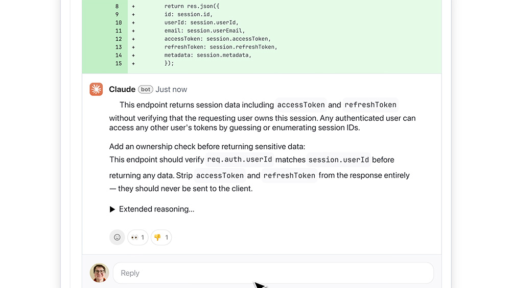 Aperçu de la Code Review pour Claude Code dans GitHub