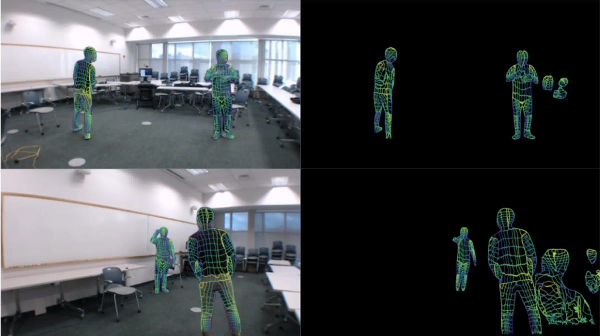 Aperçu de tests DensePose