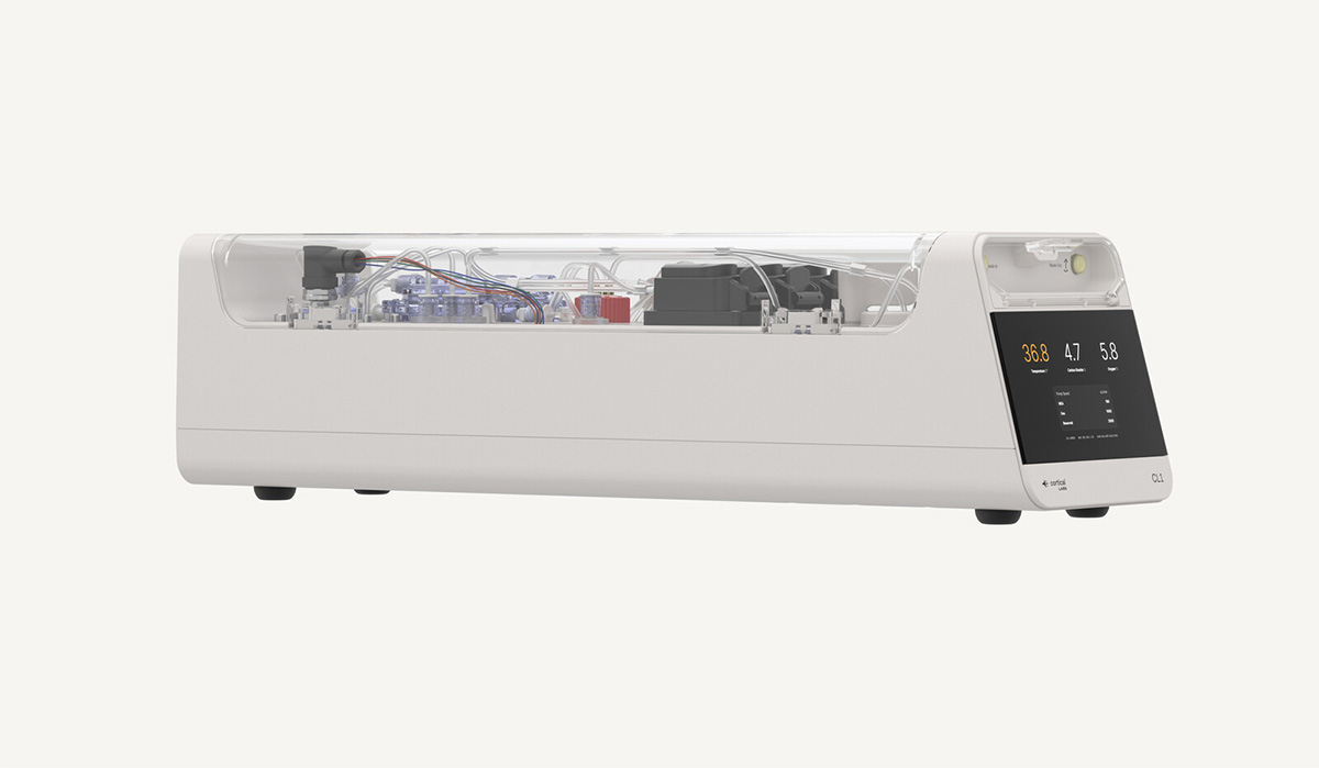 Le bio-ordinateur CL1 de Cortical Labs avec neurones humains cultivés sur électrodes