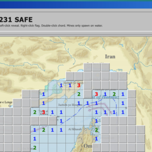 Pour surfer sur la crise, un développeur crée un Démineur sur le détroit d'Hormuz