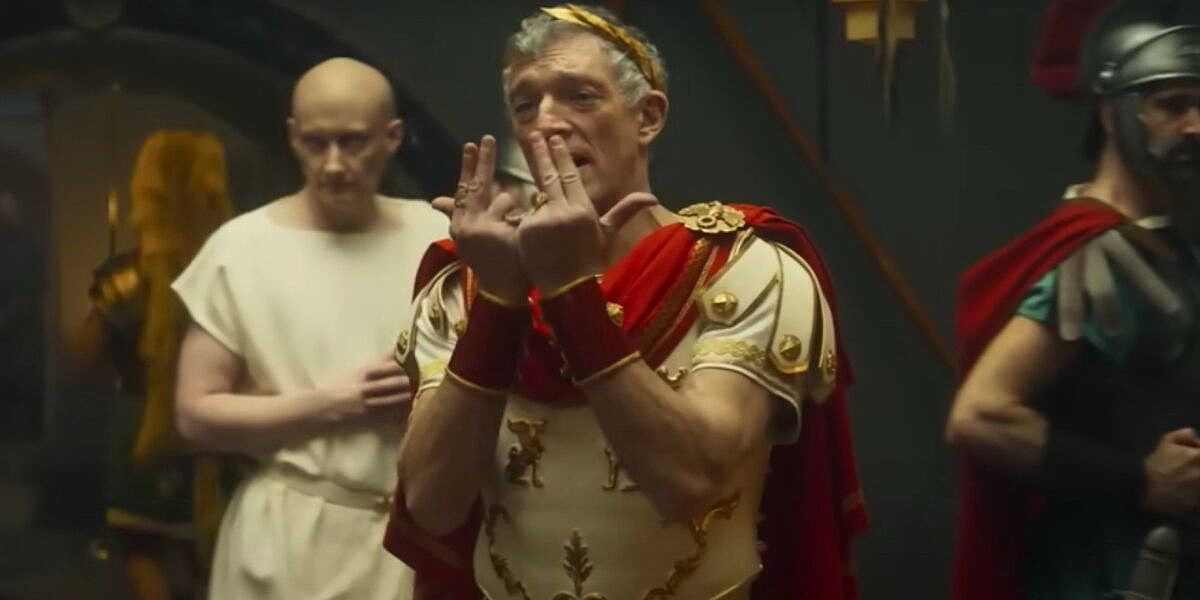 Vincent Cassel, César dans le film Astérix et Obélix