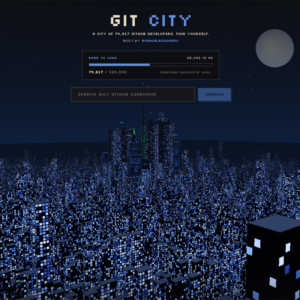 Git City : vos commits GitHub intègrent une ville 3D en pixel art