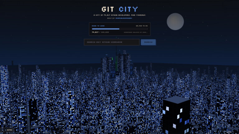 Git City : vos commits GitHub intègrent une ville 3D en pixel art