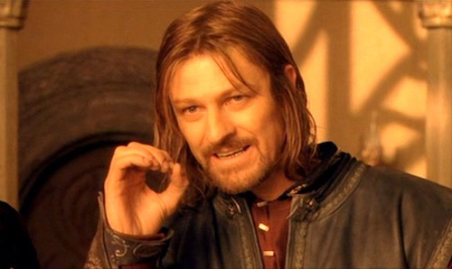Boromir one doest not simply