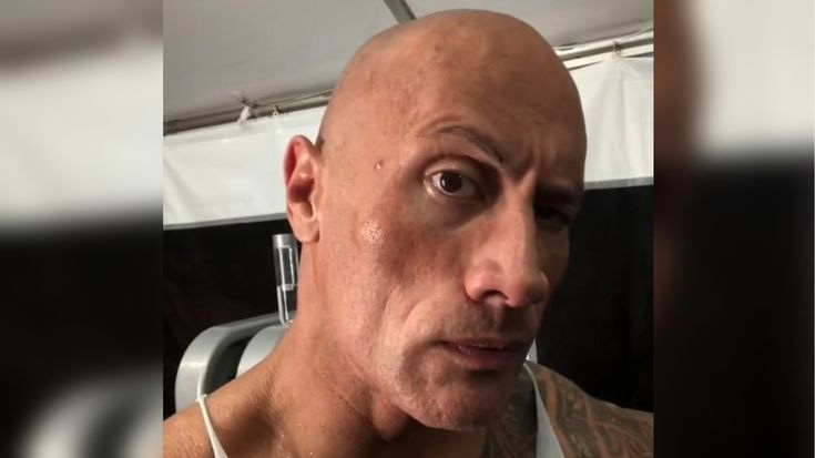The Rock suspicious meme