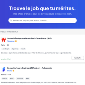 Offres d'emploi développeur : trouvez votre prochain job sur Les Joies du Code