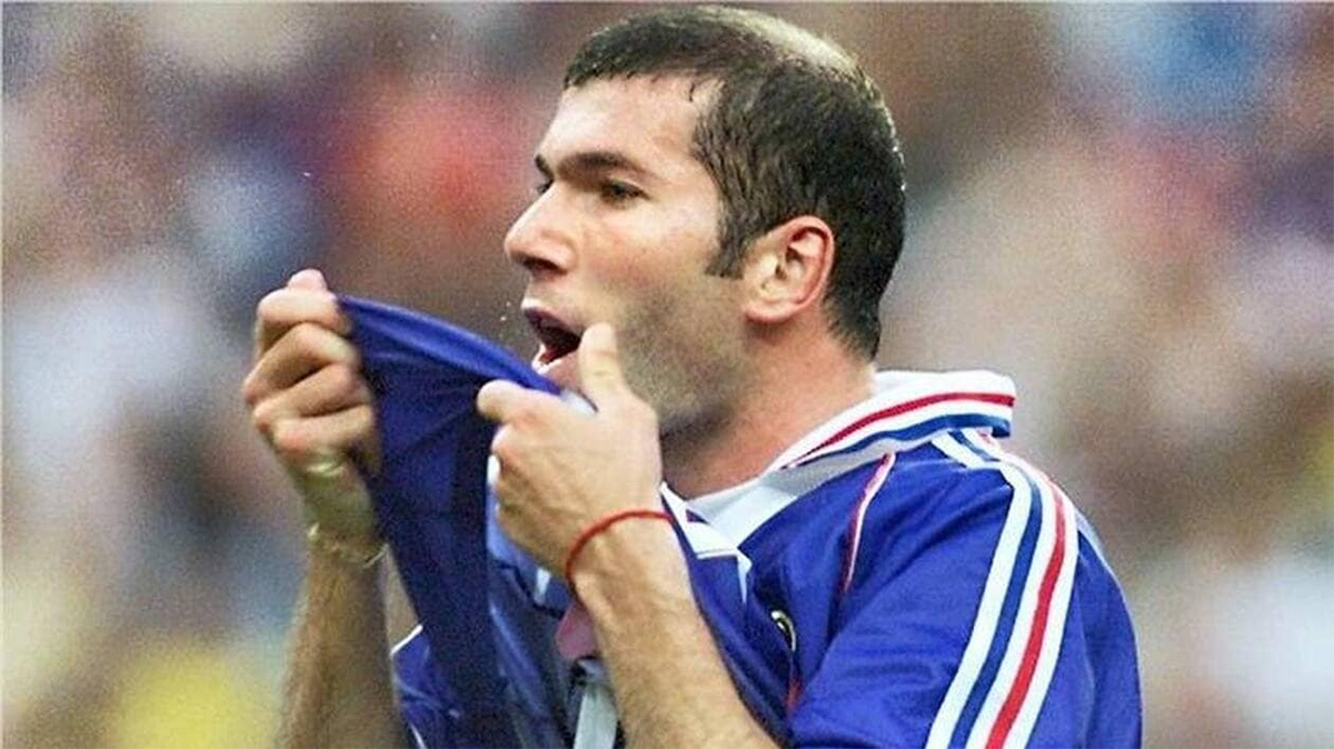 Zinedine Zidane en 1998